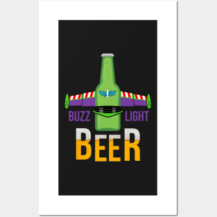 BUZZ LIGHT BEER Posters and Art